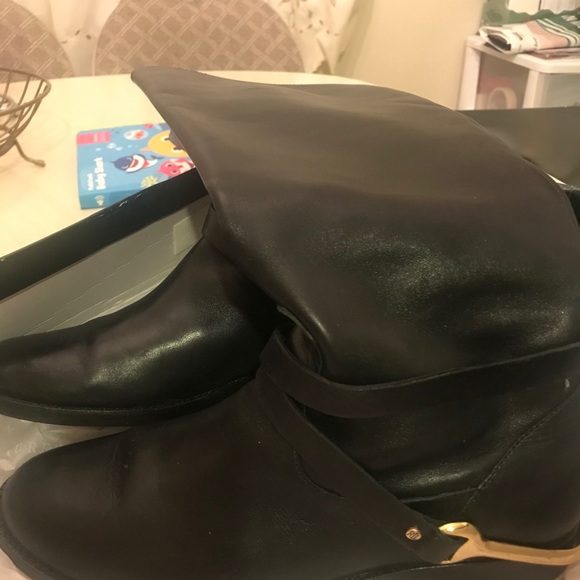 Ralph Lauren Leather Riding Boots BLACK size 8 - Picture 8 of 14